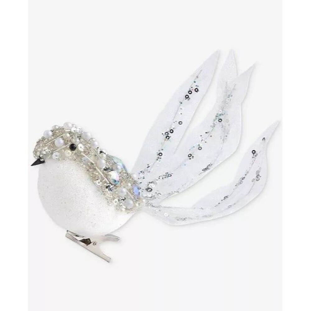 Holiday Lane Jeweled Classics Bird Clip Ornament